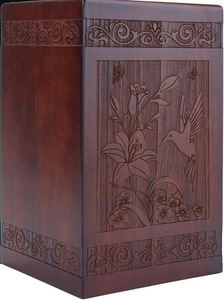 Urnas de Cremación de Madera de Diseño Único y Alta Calidad para Adultos, Urnas Funerarias de Madera, Tamaño Personalizado, Artículos Funerarios - Product Image 3