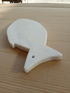 Planche à découper en marbre naturel avec manche en bois, épaisseur 1,5 cm, compatible lave-vaisselle, pour maisons éco-responsables, réutilisable - Product Image 5
