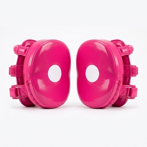 DUMELA INTERNATIONAL DL-MK-12 Cibles de frappe en cuir rose, écologiques, durables, équipement d'entraînement toutes saisons - Product Image 1