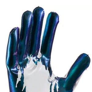Guantes de Fútbol Americano Transpirables para Entrenamiento, Venta al Por Mayor, Diseño Personalizado OEM, Control de Impacto, Guantes de Fútbol Americano para Práctica - Product Image 3