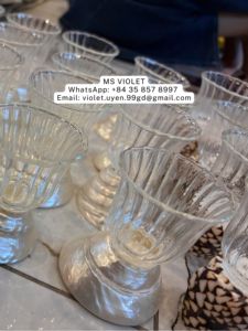 Copas de Cóctel de Concha Marina Hechas a Mano con Diseño Costero, Regalo de Aniversario de Bodas o Cumpleaños 2026, 99 Gold Data, Capacidad de 20-100 ml - Product Image 4