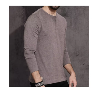 Camiseta de manga larga de poliéster sólido de secado rápido con logotipo personalizado, camisetas de seguridad para exteriores, pesca, camisas de manga larga para hombre. - Product Image 3