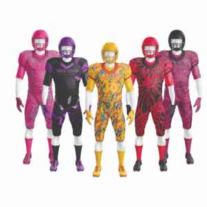 เสื้อฟุตบอลอเมริกันเยาวชนแบบสั่งทำพิเศษ พิมพ์ลายดิจิทัล ชุดทีม ระบายอากาศได้ดี ทนทาน ชุดกีฬา รับผลิตตามสั่ง ขายส่งจำนวนมาก - Product Image 4