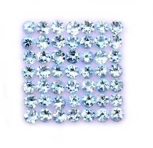 Aigue-marine bleue naturelle facettée 20 carats, pierre brute pour la création de bijoux, vente en gros ZUBEDA GEMS JEWELRY - Product Image 6