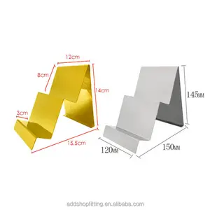 Support de présentation de sac à main en or à 2 niveaux pour boutique - Product Image 2