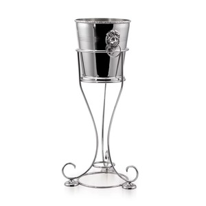 Seau à glace en acier inoxydable de haute qualité avec couvercle et pinces dorées, design moderne, résistant à la rouille, refroidisseur de boissons pour fêtes - Product Image 5