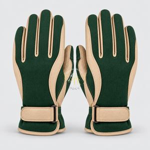 Gants d'équitation professionnels conçus avec des matériaux durables, des paumes texturées et un ajustement confortable. - Product Image 2