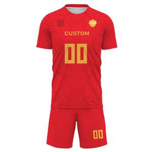 Camiseta de Fútbol Personalizable para Niños, Nuevo Estilo, Sublimación Completa, Secado Rápido, Uniforme de Entrenamiento Transpirable para Equipos de Fútbol Infantil - Product Image 3