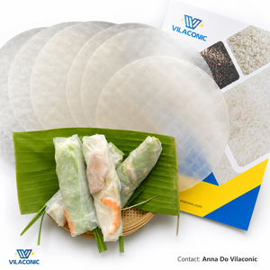 Vietnam Rice <b>Paper</b> Papier de Riz Galette de Riz Round Square 340g 18cm 22cm for Fresh Fried <b>Spring</b> <b>Rolls</b> OEM Wholesale/ ANNA DO - Product Image 1
