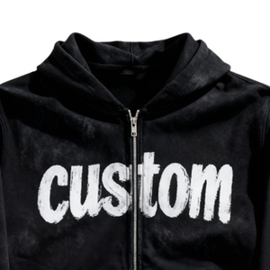 SHY SPORTS Sudadera con capucha extragrande con cremallera y logotipo personalizado, sin pedido mínimo, 100% algodón, forro polar grueso de 400 GSM, estilo urbano - Product Image 3