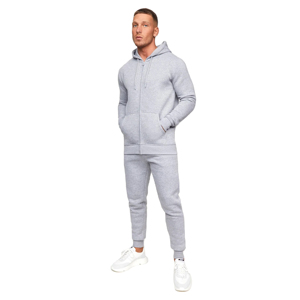 Conjunto Deportivo de 2 Piezas Personalizado de Invierno Unisex, 100% Algodón, Cortavientos, Transpirable, Pantalones Deportivos y Sudadera con Capucha - Product Image 2