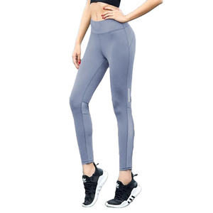 Leggings de Yoga Negros de Cintura Alta y Largo Completo con Detalle Fruncido, Cintura Elástica, Estiramiento en Cuatro Direcciones, Pantalones Sin Costuras de Run Apparel - Product Image 2