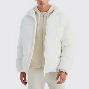 Chaqueta Acolchada Personalizada Resistente al Viento para Hombre, Parka Gruesa con Relleno de Plumón y Forro Interior Suave para Uso en Exteriores Fríos - Product Image 2