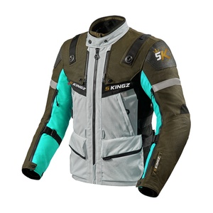 Chaquetas de Motociclismo para Carretera y Todoterreno, Impermeables, Resistentes al Viento, Protección para las Cuatro Estaciones, 100% Poliéster, Ropa de Motociclista - Product Image 2