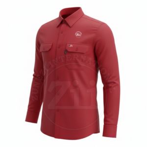 Chemise de travail ignifuge NFPA 2112, antistatique, FRC, à boutons-pression nacrés, vêtement de travail pour soudure, coton FR 6,5 oz, boutons-pression nacrés, à carreaux, sans odeur de soudure - Product Image 1