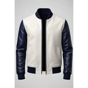 Comfortex International Most Popular Quality Custom <b>Men</b> Genuine Leather Jacket Pakistan Made High Quality Motorbike Waterproof - Product Image 5