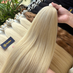 ผมต่อแบบเส้น RUSA สีบลอนด์อ่อนเบอร์ 613 ผมเวอร์จินเวียดนามแบบ Super Double Drawn - Product Image 1
