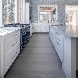 Plancher en bois franc de chêne blanc d'ingénierie, 3 couches, système de pose par clipsage T&G, qualité AB, norme CARB P2 - Product Image 2