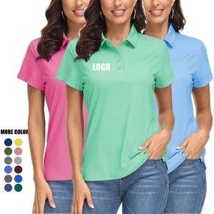 Fabricantes de Ropa Personalizada, Camisetas Polo para Mujer, Camiseta de Secado Rápido para Verano, Manga Corta, Lisa, Deportiva, para Correr, Golf - Product Image 1
