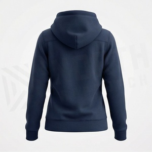 เสื้อฮู้ดดี้โอเวอร์ไซส์ทรงหลวมสำหรับผู้หญิง สกรีนโลโก้ตามสั่ง บริการพิมพ์ลาย OEM คุณภาพสูง 1 สีตามสั่ง - Product Image 2