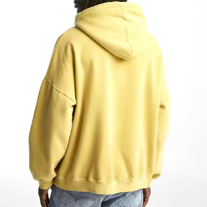เสื้อฮู้ดดี้ผู้ชายสไตล์เอลีท ล้างสีแบบแอซิด ผ้าด้านในนุ่มสบาย ทรงปกติ วัสดุทนทาน ดีไซน์ทันสมัย เหมาะสำหรับฤดูหนาว ผ้าฟลีซ ระบายอากาศได้ดี - Product Image 2