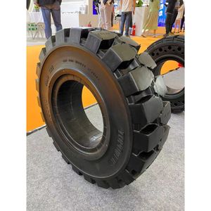 Pneu plein 250-15 avec jante 7.00 7.50 non-marquant gris blanc noir pour chariot élévateur - Product Image 1