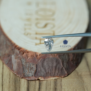 เพชรทรงลูกแพร์สี H ที่ได้รับการรับรองจาก IGI น้ำหนัก 3.01 กะรัต คุณภาพเยี่ยม สำหรับทำเครื่องประดับ - Product Image 2