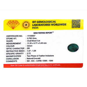 Premium 3.8 Carat Synthetic Emerald Cut Loose Gemstone for Fine Jewelry - Product Image 4