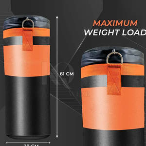 Sac de frappe en cuir de qualité supérieure, adapté à la boxe, au MMA, à l'entraînement de force, léger, écologique, extérieur durable - Product Image 5