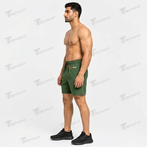 Summer Workout Gyms short Male Breathable Quick Dry Sportswear Solid gym workout Shorts Men Fitness Bodybuilding Shorts for men - Product Image 3