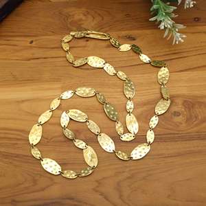 Golden Statement Necklace Women Long Layered Chain Minimalist Bohemian Jewelry | Everyday Elegant Gift for Her - Product Image 4