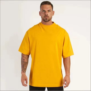 Wholesale Price Premium Plus Size Oversized Men T-<b>Shirt</b> Heavyweight Cotton Eco-Friendly Breathable Quick Dry Custom Printed - Product Image 1
