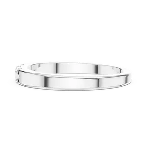 Anillo de Diamantes Cultivados en Laboratorio con Corte en U de Tres Piedras, Oro Sólido de 10K, 14K, 18K, Anillo de Aniversario Trílogo Unisex, Certificado IGI, Joyería Fina - Product Image 2