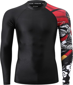 Custom <b>Compression</b> <b>Shirt</b> Rash Guard Moisture Wicking Gym <b>Shirt</b> for Men Women Fitness Sports Wear - Product Image 1