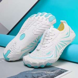 Chaussures de plongée pieds nus à cinq doigts ROWOO unisexes - Respirantes, antidérapantes, anti-coupures pour la natation, le canyoning et l'utilisation en extérieur sur la plage - Product Image 2