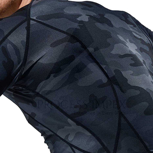 Nouveau design, style tendance, rashguard pour homme entièrement imprimé, prix de gros, longueur standard, rashguard pour homme en vente, personnalisable - Product Image 3