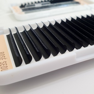 Extensions de cils individuelles en faux vison pour extensions de cils professionnelles mates de qualité supérieure faites à la main, prix de gros, cils coréens - Product Image 3