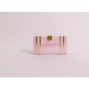 Handbags Ladies Resin Luxury Fashion Hand-painted Square Evening <b>Clutch</b> Bag From Uttar Pradesh by FAIZA CRAFT - Product Image 5