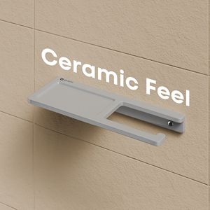 Distributeur de mouchoirs mural et support pour appareils mobiles, design contemporain pour les espaces de travail modernes et les salles de bain de luxe - Product Image 3