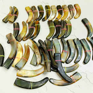 Manches de couteau en corne de bœuf et de taureau, finition brillante de qualité supérieure, matériau artisanal haut de gamme à prix avantageux - Product Image 4