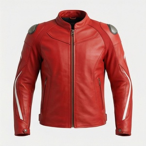 Chaqueta de Motociclista de Cuero Genuino para Hombre de la Mejor Calidad, Nueva Colección de Invierno, Chaquetas de Motocicleta con Protecciones Desmontables Personalizadas - Product Image 1