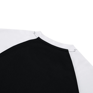 Camiseta de Hombre de Punto Holgado, Lisa, con Manga Raglán y Cuello Redondo, de Poliéster/Algodón - Product Image 5