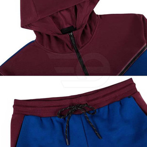 Ensemble de sport décontracté pour homme avec fermeture éclair, haut et bas, pour la gym, l'exercice, le fitness, les activités de plein air, respirant et léger - Product Image 6