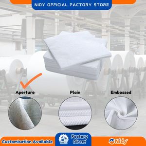 Toalla Desechable Absorbente Premium Nidy EcoClean, 30x30 cm, Suave, Hipoalergénica, Sin Pelusas, Ecológica, Multifuncional, para Gimnasio y Rostro - Product Image 3