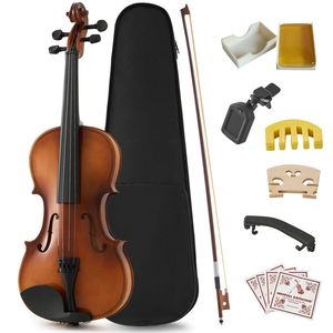Set Violino Professionale 4/4 Dimensione Intera, Durevole e Leggero con Suono Ricco e Stabile, Finitura Liscia e Accessori Completi - Product Image 6