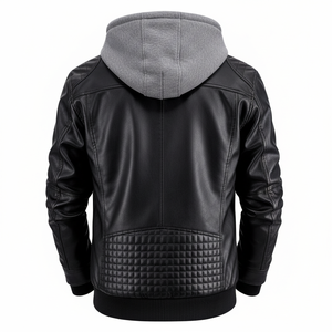 Unisex Sheep Skin Leather Winter <b>Jacket</b> Letter Waterproof Windproof High Quality Latest Design Casual Comfortable Professional - Product Image 2