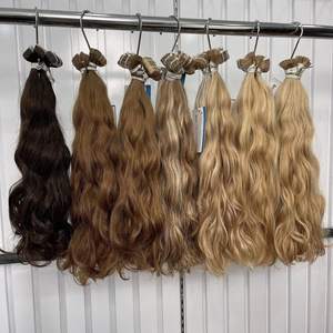 Vente en gros prix d'usine ruban ondulé naturel dans les cheveux beaucoup de couleurs chaudes cheveux 100% extensions de cheveux vietnamiens de haute qualité - Product Image 1