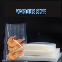 Bolsas de sellado al vacío de grado alimenticio transparentes de almacenamiento efectivo con diseño en relieve para un envasado de alimentos de calidad