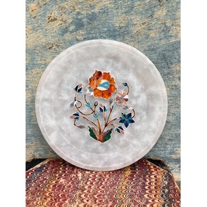 Luxury <b>Marble</b> Inlay Coasters Custom Designed Decorative Gift <b>Set</b> For Home And Corporate Gifting Use - Product Image 3
