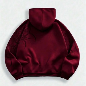 เสื้อแจ็คเก็ตฮู้ดซิปเต็มตัวสำหรับผู้ชาย ผ้าฝ้าย 100% ทรงโอเวอร์ไซส์ หนานุ่ม ผ้าฟลีซโพลาร์ เสื้อกันหนาวมีกระเป๋า สวมใส่สบายๆ สไตล์ลำลอง/สปอร์ต - Product Image 6